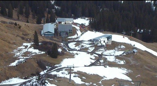 Kriegerhornbahn am Arlberg. Livebild der Webcam vom 27.11.2012