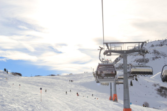 ski resort ski arlberg, lech, austria