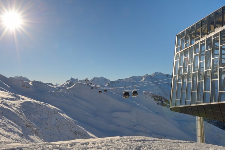 Flexenbahn im Skigebiet Lech Zürs am Arlberg