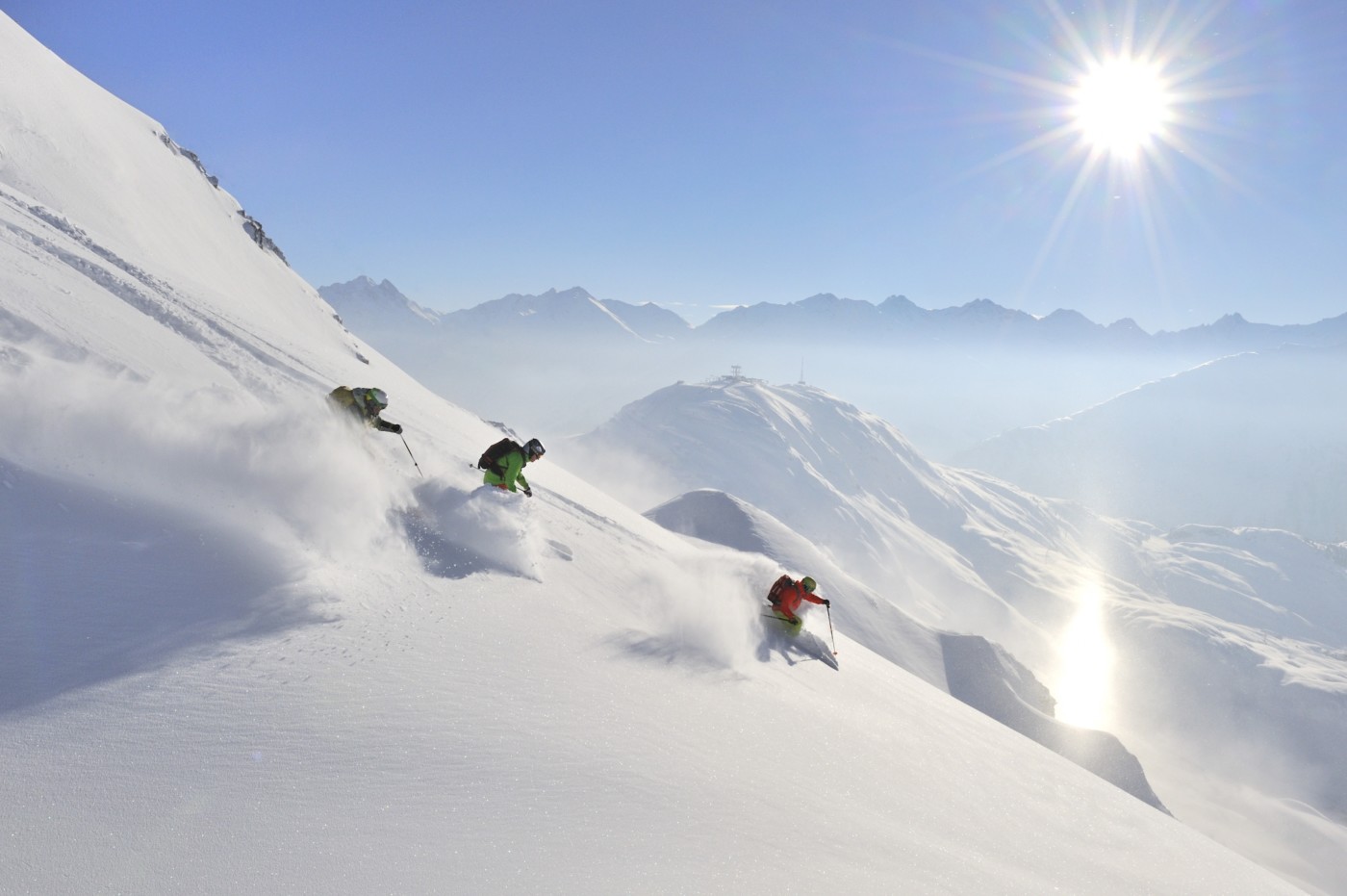 St Anton am Arlberg im Winter