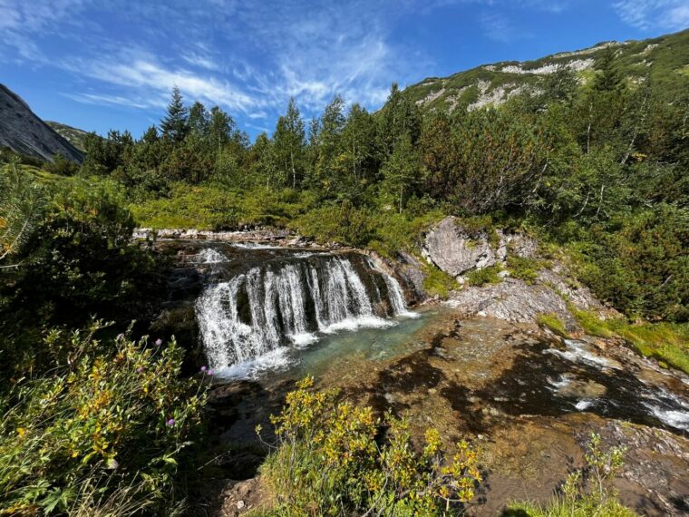 Lechweg Wanderung von der Quelle bis zu den Fällen